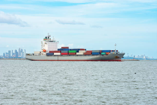 istock Container ships Cargo Logistics and transportation of Container Cargo ship and Cargo shipyard a logistic import export 2119667850