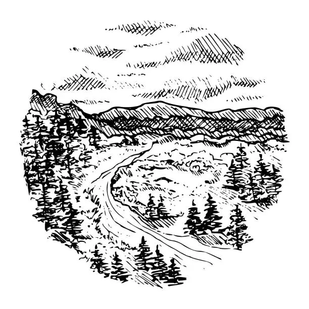 Vector illustration of Landscape