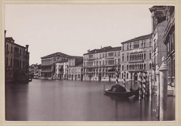istock Historical view of Venice, Italy, original photograph, published ca. 1870 2119815691