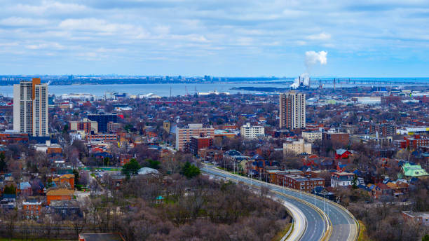istock Hamilton Ontario city skyline in Canada 2119817241