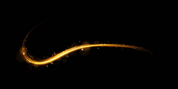 istock Sparks of dust and golden stars shine with special light. Vector sparks on transparent dark background. Christmas light effect. Sparkling magic dust particles. 2119840149