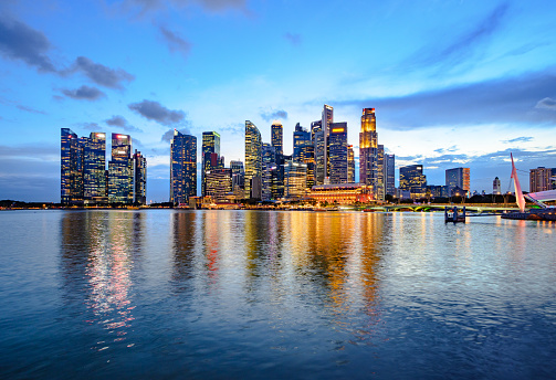 Apple Inc. has launched its world first floating Apple Store at the Marina Bay in Singapore on September 10, 2020.  It is fast becoming a landmark and popular instagrammers' spot.  It is shaped as a giant sphere, orb or dome.  This is Apple's thirst store in Singapore.