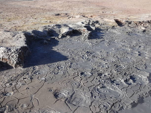 istock Geothermal activity in Sur Lipez, volcanic activity 2120134936
