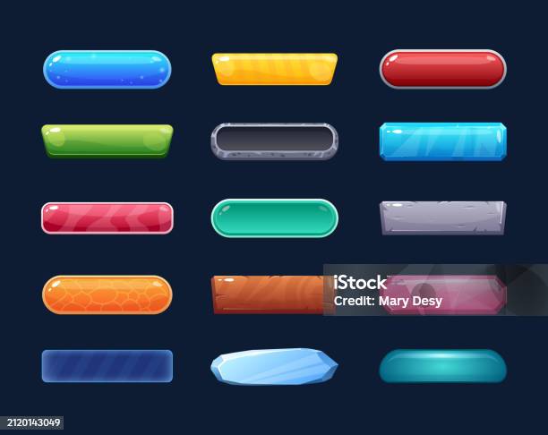Form Button Design Background Game Buttons Stock Illustration - Download Image Now - Appliance ...