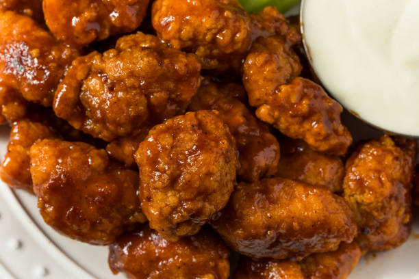 istock Spicy Boneless Barbecue Chicken Wings 2120169387