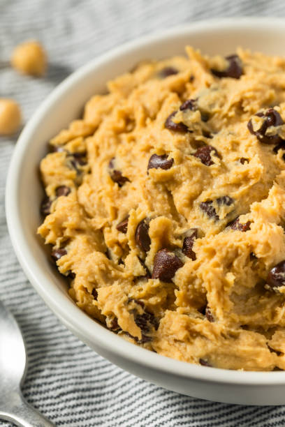 istock Healthy Vegan Chickpea Cookie Dough 2120173078