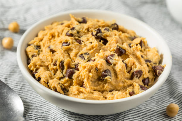 istock Healthy Vegan Chickpea Cookie Dough 2120174646