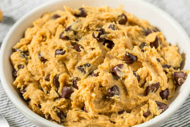 istock Healthy Vegan Chickpea Cookie Dough 2120175178