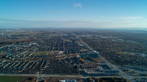 istock An aerial view of the suburbs 2120176249