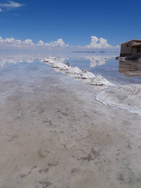 Flooded salar de Uyuni, salt flat