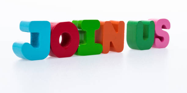 istock Wooden word join us on white background 2120336869