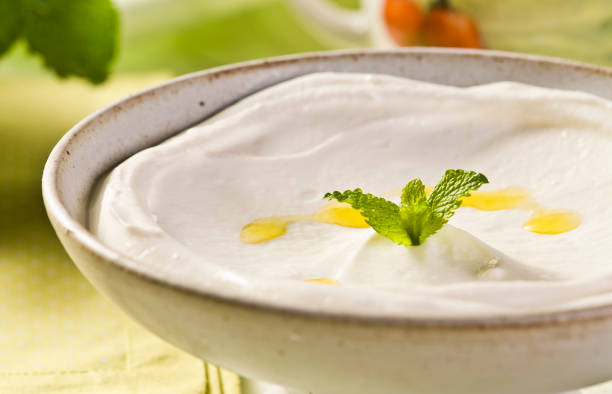 istock Dry curd bread on Arab food consumption scene 2120367189