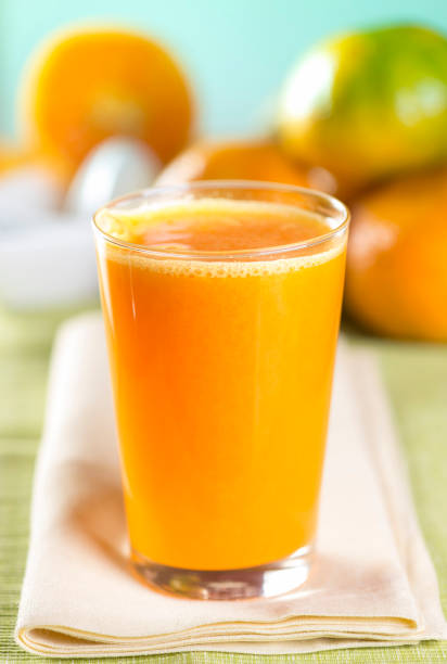 istock Natural tangerine fruit juice 2120377137