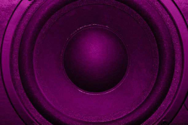 Hifi speakers system close-up