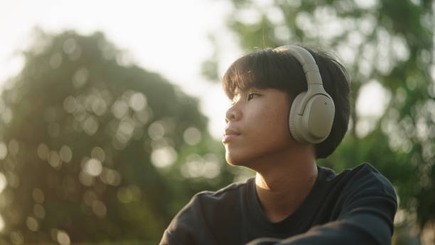 istock Boy relaxing in the nature. 2120400285