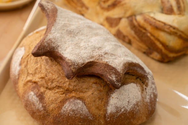 istock Fluffy buns on a tray. Selected Focus 2120416973