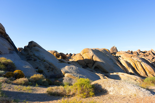 Desert rocks in California