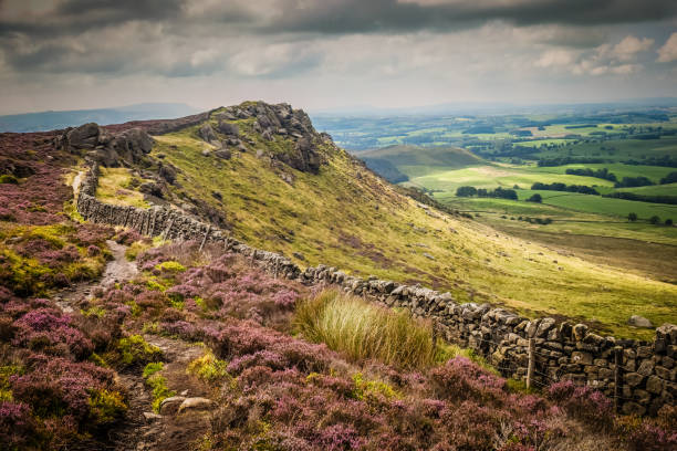 istock Hill walking on Cracoe Fell and Rylestone Fell 2120465548