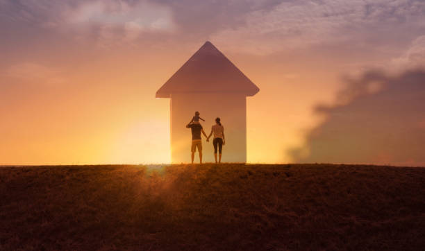 Buying/ selling home concept.