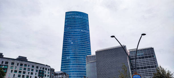 Image of the beautiful skyline of Bilbao