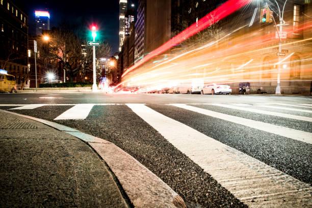 istock Park Avenue Night Lights 2120617879