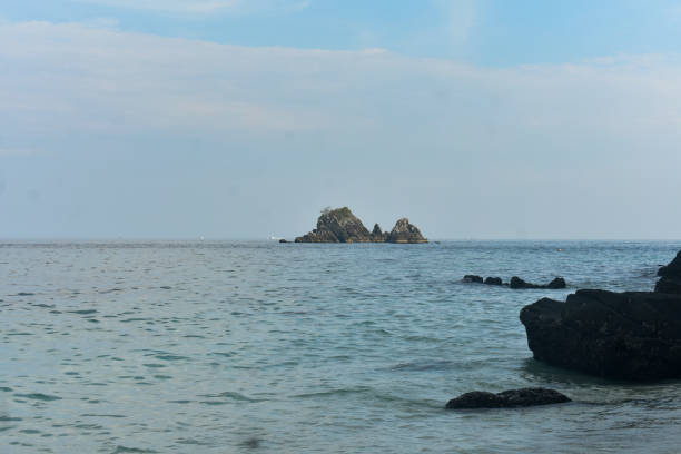 istock A rock object on andaman sea near Phi Phi island. 2120638067
