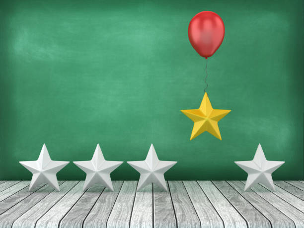 istock 3D Stars and Balloon 2120650380