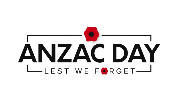 Anzac Day poster, Lest We Forget card. 4k