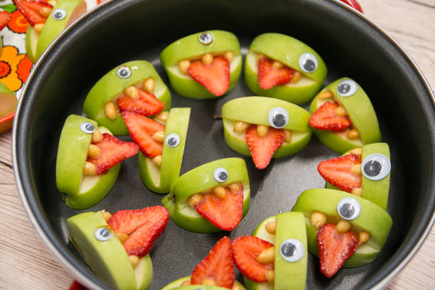 istock Beware of the crazy fruit monsters! 2120720551
