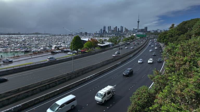 State Highway 1 -  Central Auckland, New Zealand