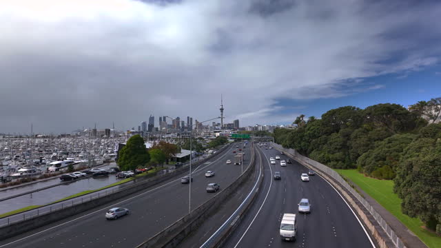 State Highway 1 -  Central Auckland, New Zealand