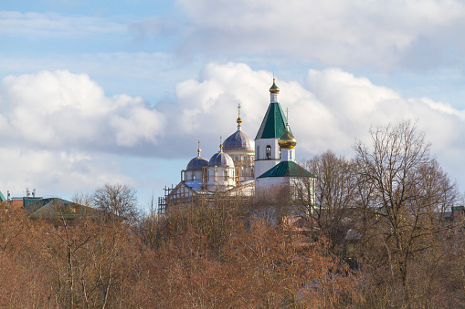 Resurrection orthodox church in Klin, Moscow region, Russia