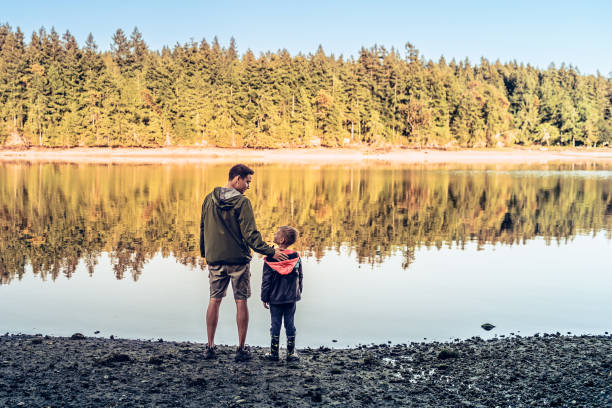 istock Loving father and son in nature 2120790093