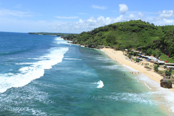 istock Beautiful Ngobaran Beach 2120839614