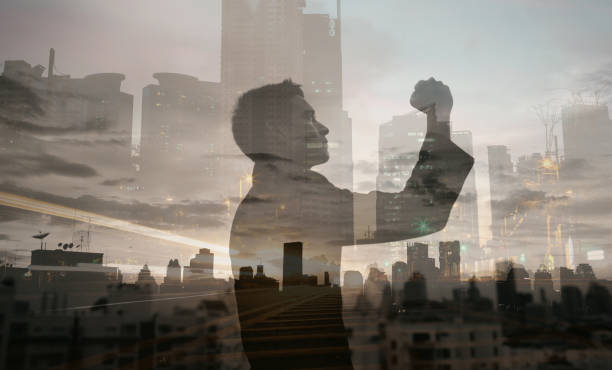 istock Successful man in the city. 2120841221