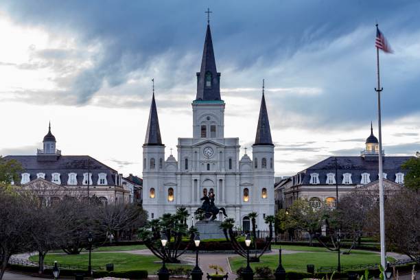 istock Jackson Square and Saint Louis Cathedral at Twilight 2120845462