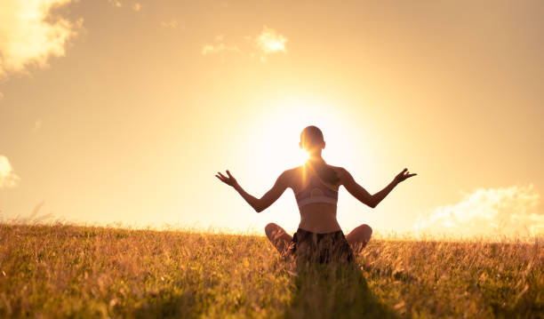 istock Finding you inner peace feeling calm in nature. 2120845981