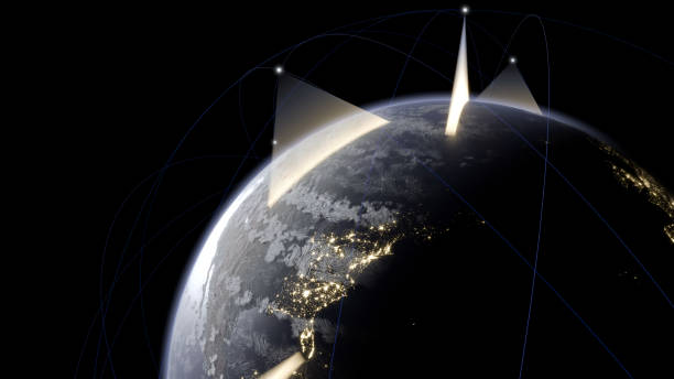 istock Earth with satellites scanning its surface 2120866375