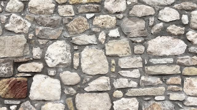 Stone wall texture background 4k stock video