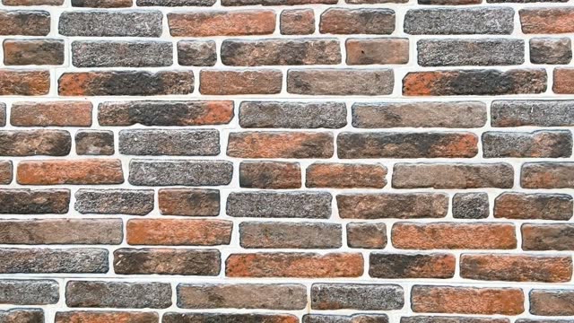Brick wall texture 4k stock video