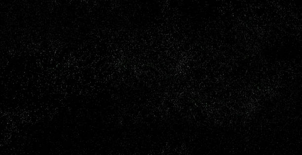 istock Stars of galaxy shining in black background 2120976791