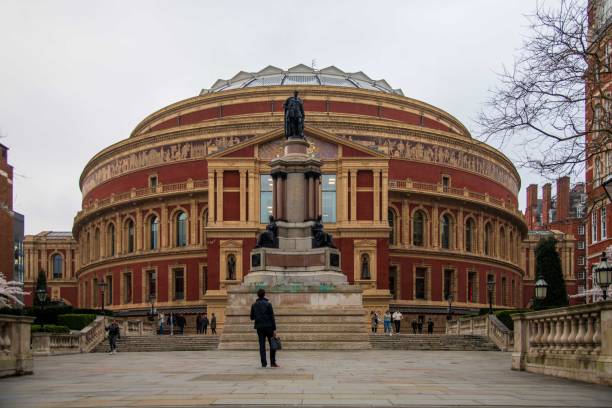 London, UK - 28 April 2024: Royal Albert Hall building in London