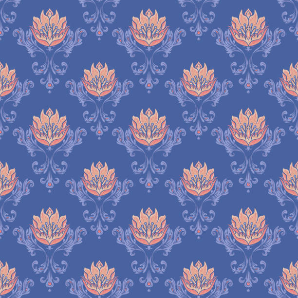 istock Floral vintage seamless pattern for retro wallpapers. Enchanted Vintage Flowers.  Arts and Crafts movement inspired. Design for wrapping paper. 2121075276