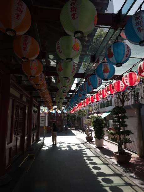 istock Traditional Asian street 2121212096