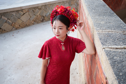 Women’s traditional dress in Quanpu, Quanzhou, Fujian Province