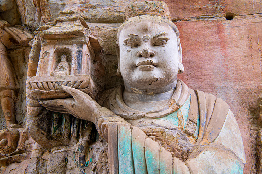 Dazu Rock Carvings, Ancient Buddhist Hillside Rock Carvings, Chongqing, China