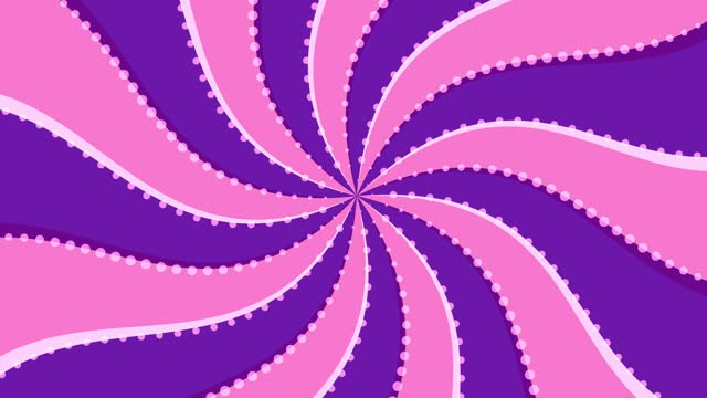 Retro Radial, Swirl, Whirl, Curved Sunburst Background_ Purple