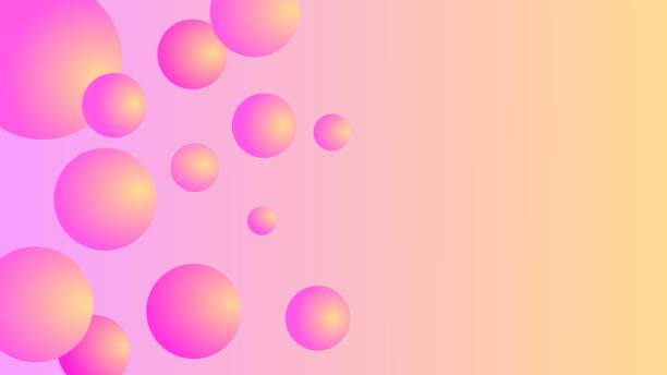 istock Side frames of cute pastel colors bubble spheres geometric background 2121357267