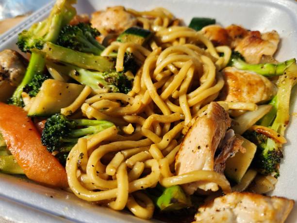 Hibachi Takeout from the Food Truck Park in Denison, Texas
