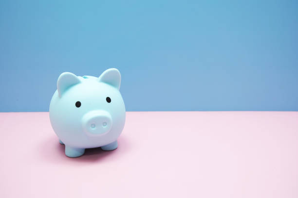 istock Piggy banks saving with space copy on pink background 2121573015